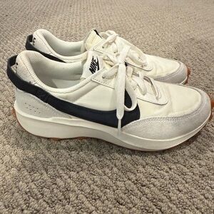 Nike White and Black Athletic Shoes